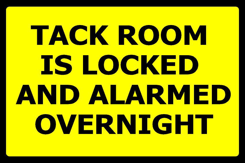 Racing Yard pack of 41 Self-Adhesive Vinyl Safety Signs