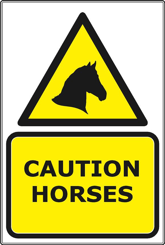 Caution Horses