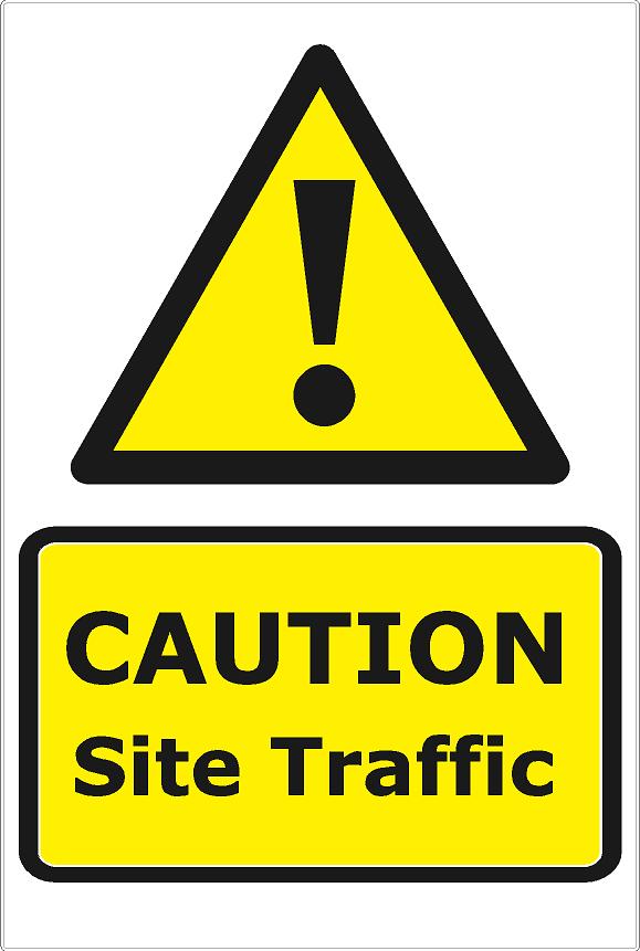 Caution Site Traffic