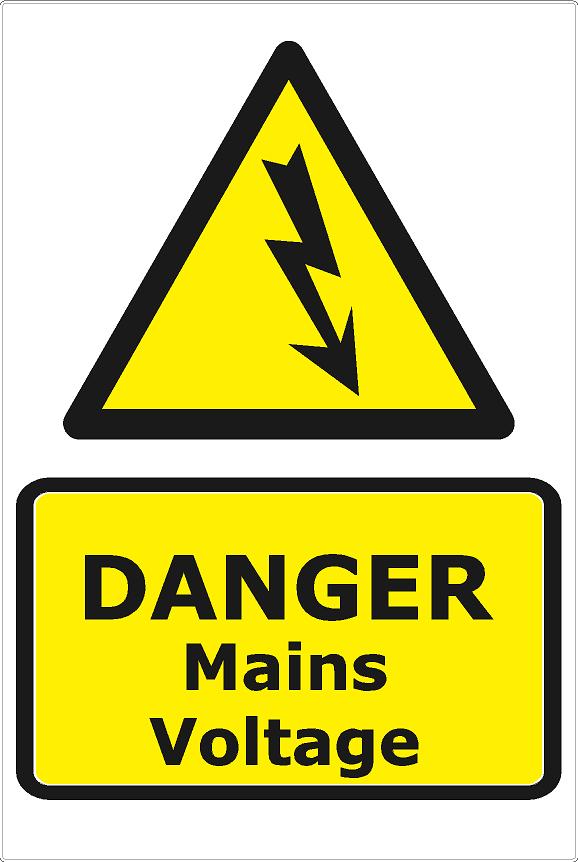 Danger Mains Voltage