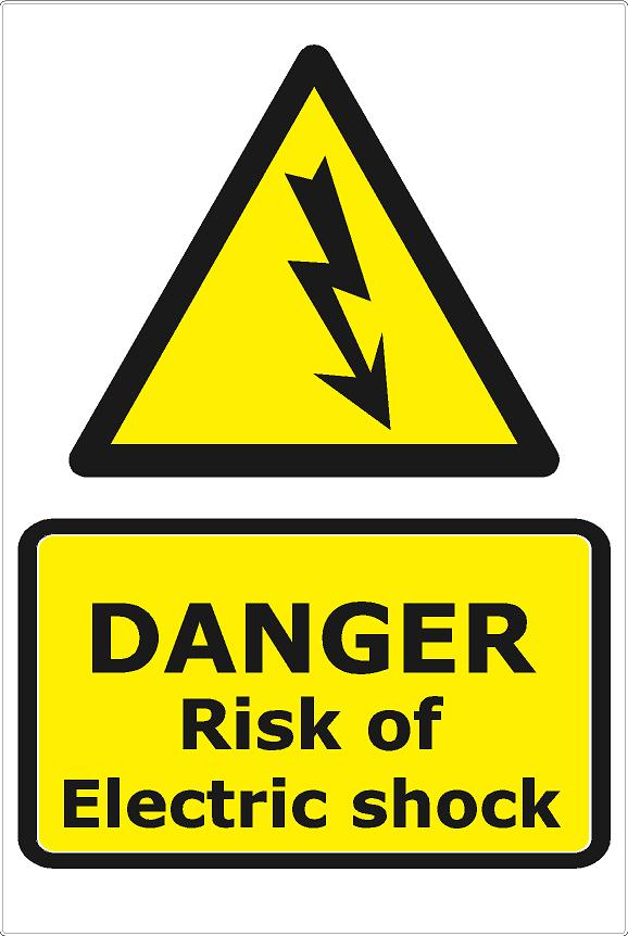 Danger Risk of Electric shock