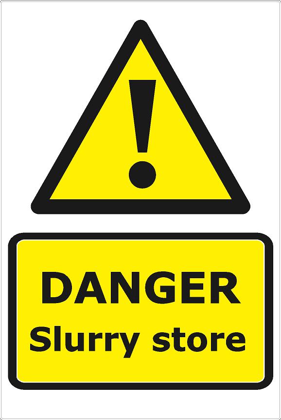 Danger Slurry Store