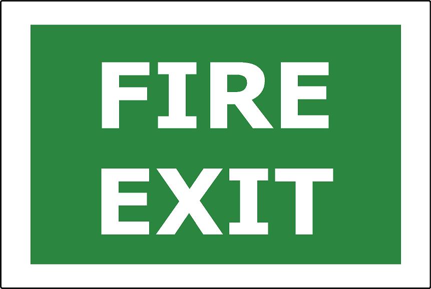 Fire Exit.
