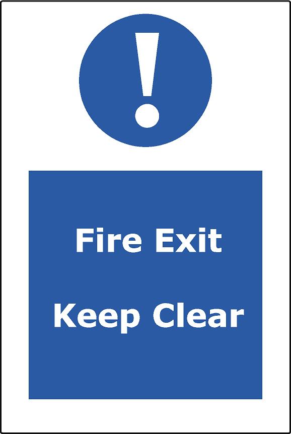 Fire Exit Keep Clear
