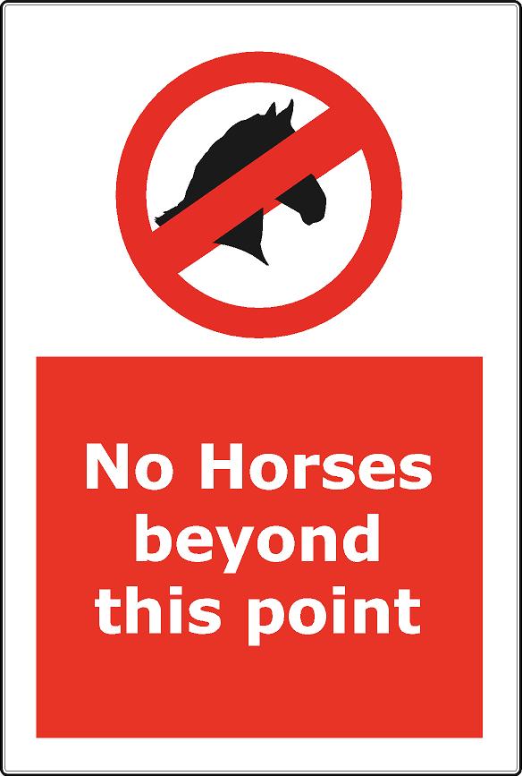 No Horses Beyond This Point