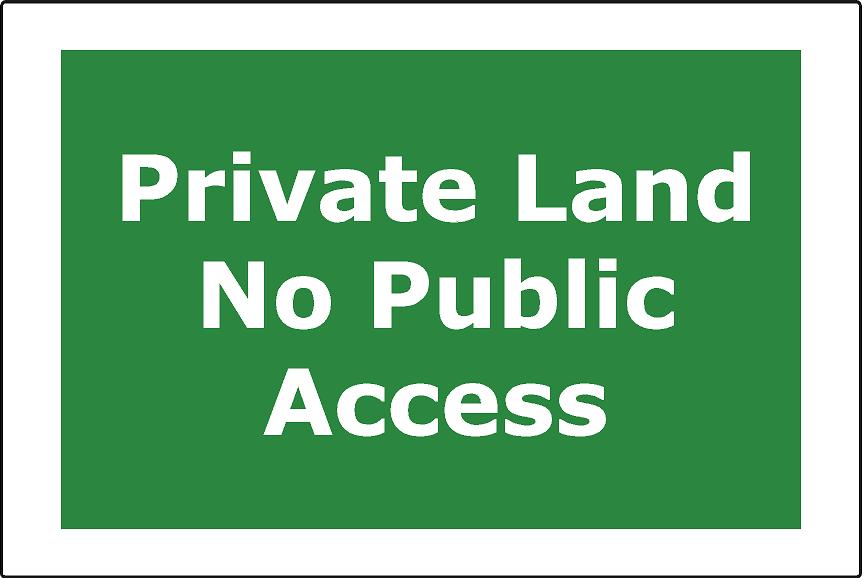 Private Land No Public Access