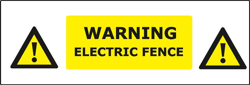 Warning Electric Fence