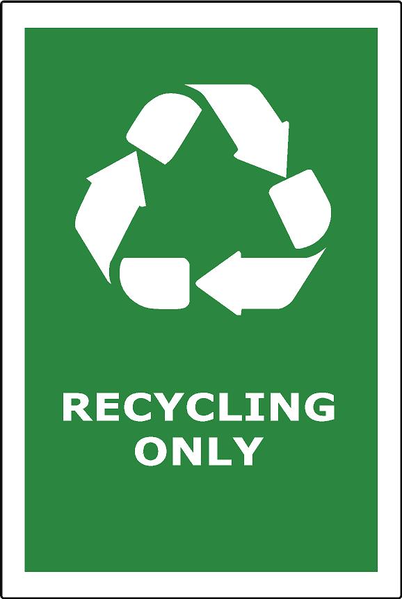 Recycle Sign Information Waste and Recycling Signs – Bespoke Signage Solutions Ltd