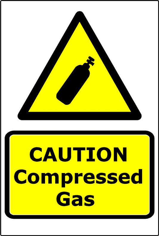 Caution Compressed Gas