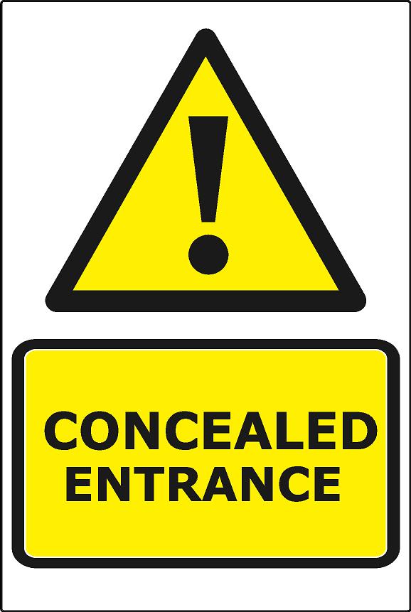 Clad Entry. Sign Concealed Entrance Surface – Bespoke Signage Solutions Ltd