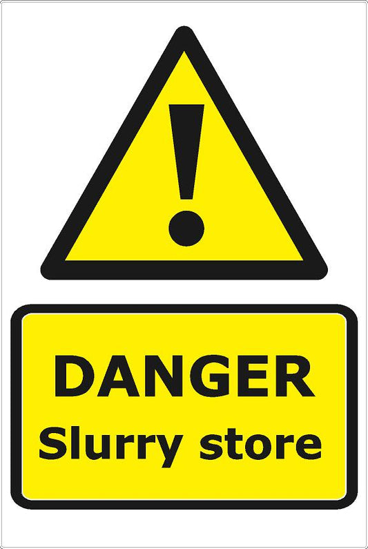 Danger Slurry Store