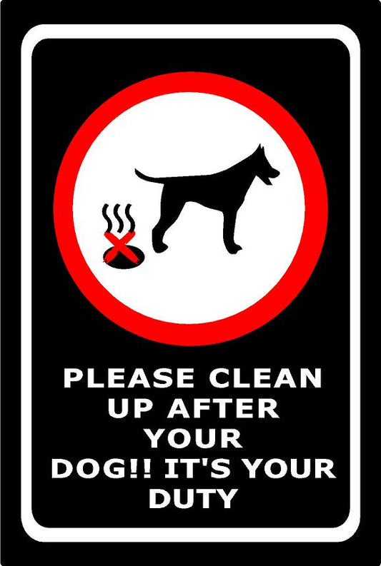 Clean up after your dog (Black)