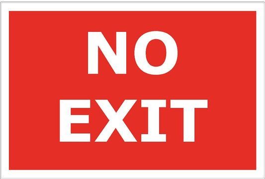 No Exit box