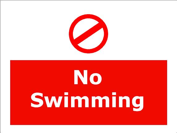 No Swimming