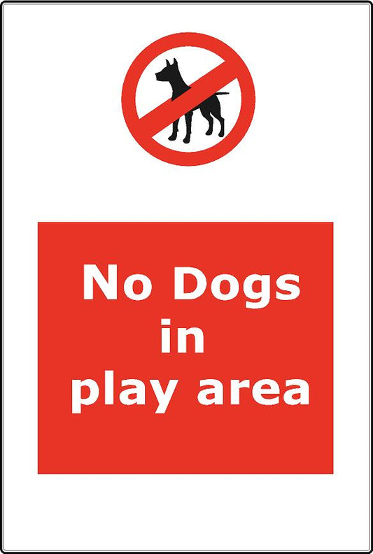 No Dogs in play area