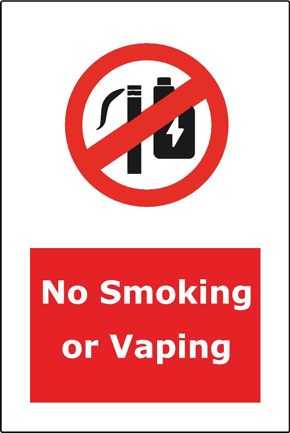 No Smoking or Vaping