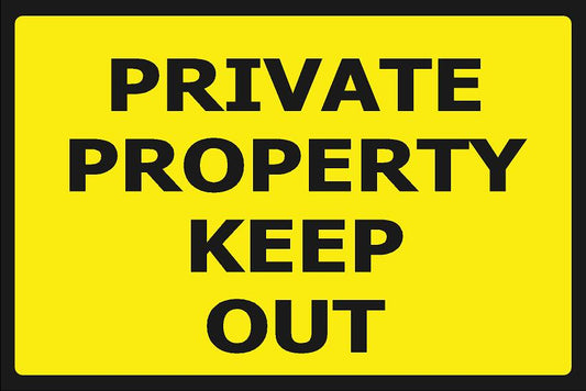 Private Property Keep Out