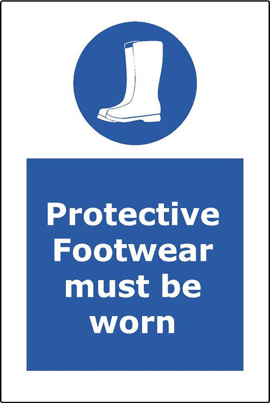 Protective Footwear Must Be Worn