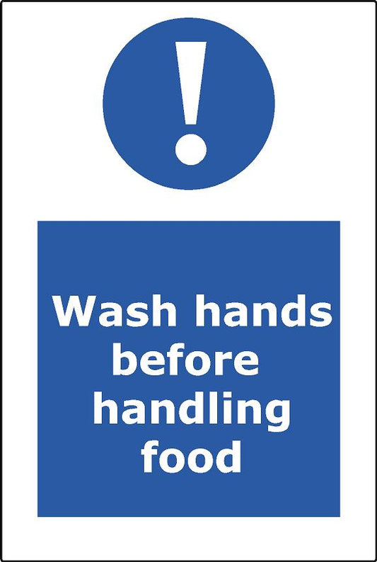 Wash Hands before Handling Food!